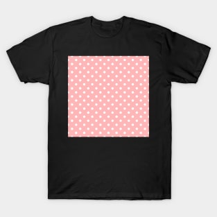 Pea Pattern White / Pink T-Shirt